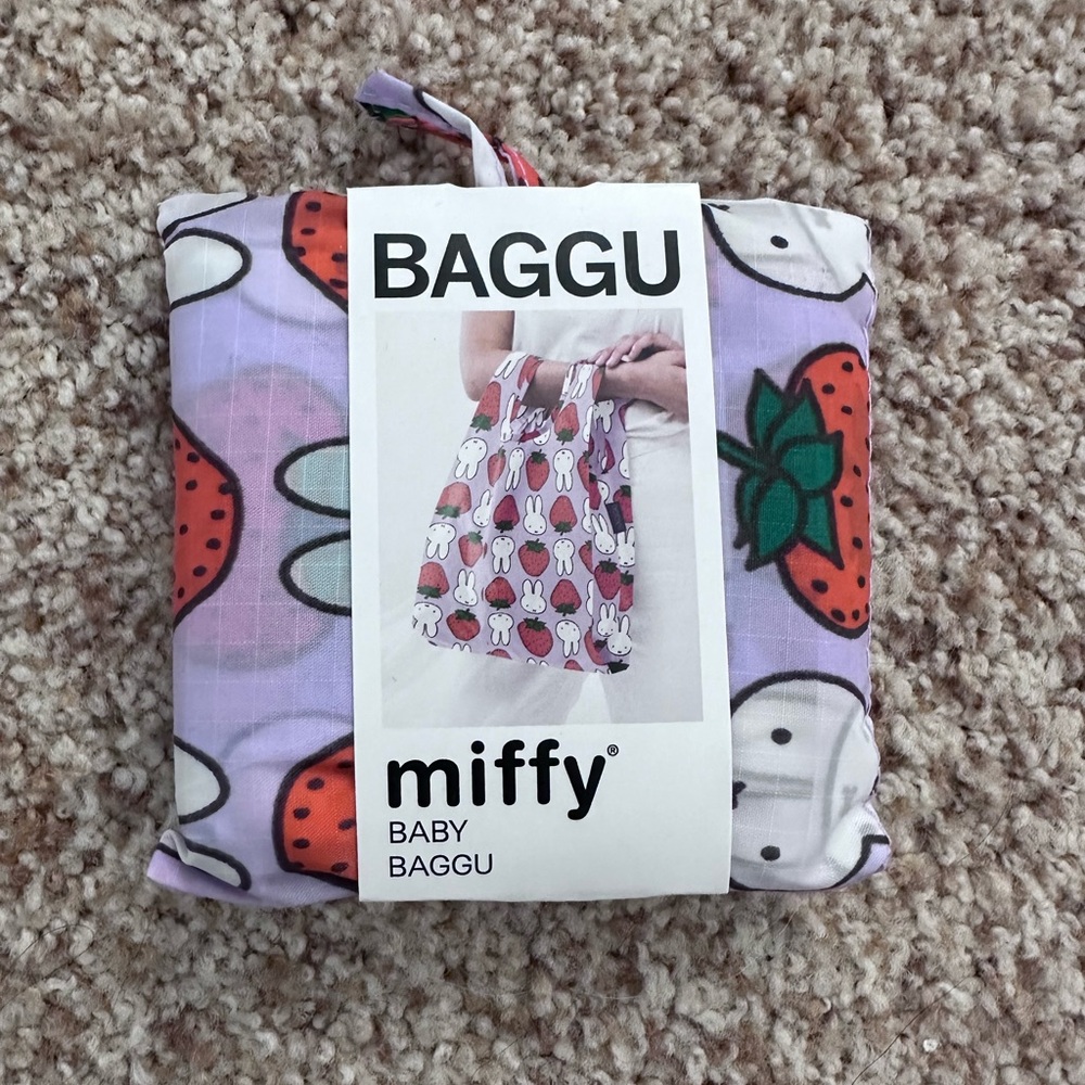 Baby Baggu Miffy Strawberry Bag
